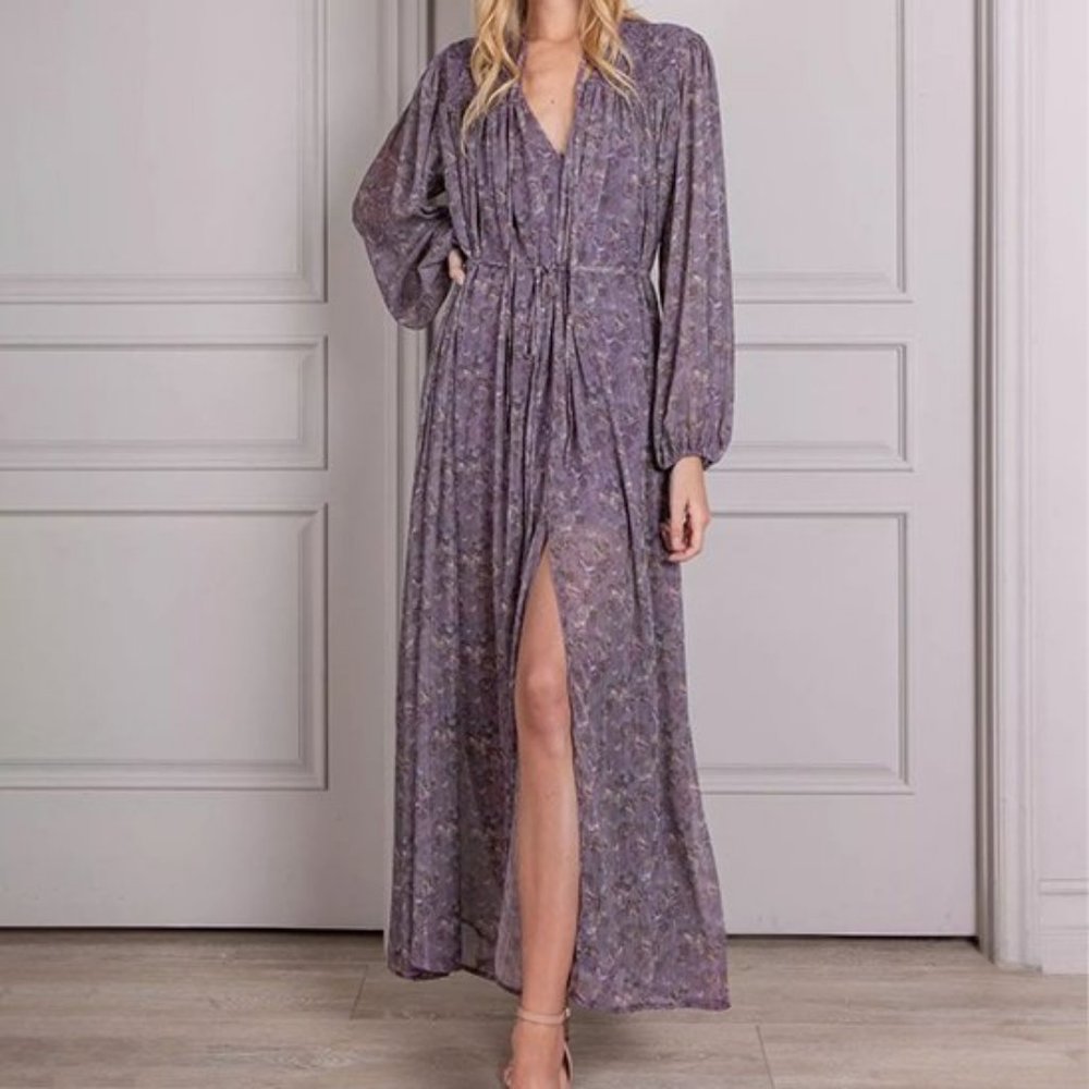 Senlis S Sinclair Bird Print Dress New DYT T2